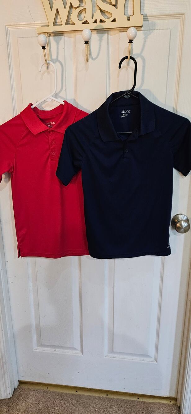 bcg Boys Lot of 2 Polo Style Shirts EUC  Size Med